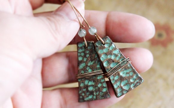 Metal Clay Earrings